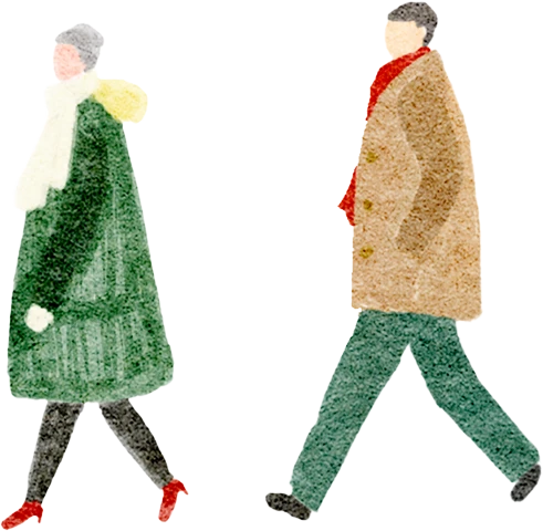 Shopping peopleのイラスト