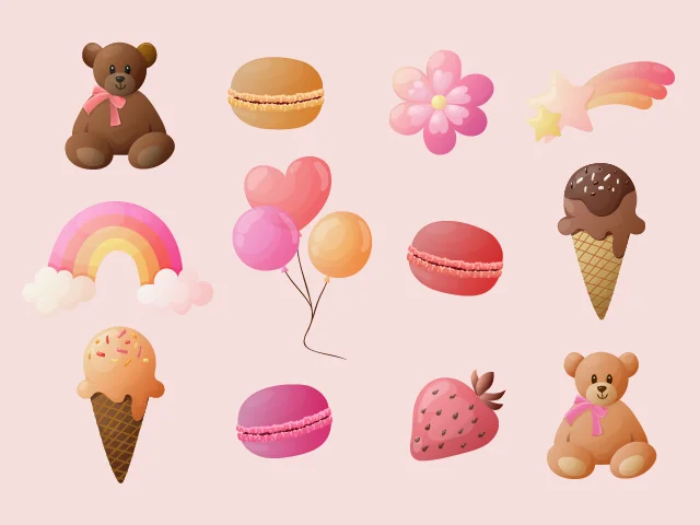Icon illustrationsのイラスト